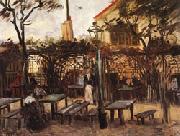 Vincent Van Gogh The Guingette at Montmartre France oil painting artist